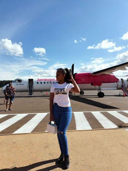 Goldmine Agencies representative at the Airport